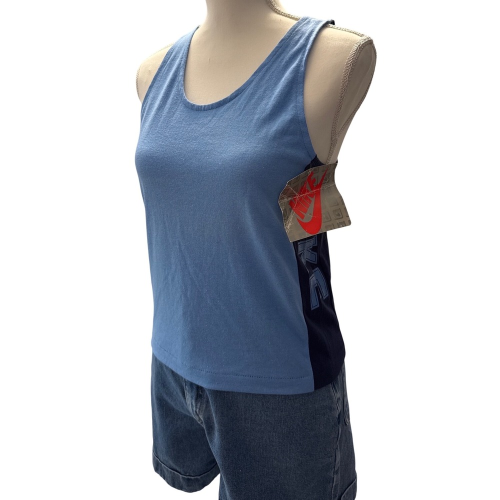 New Vintage 90s Nike ColorBlock Athletic Tank Top Shirt USA Made Womens medium